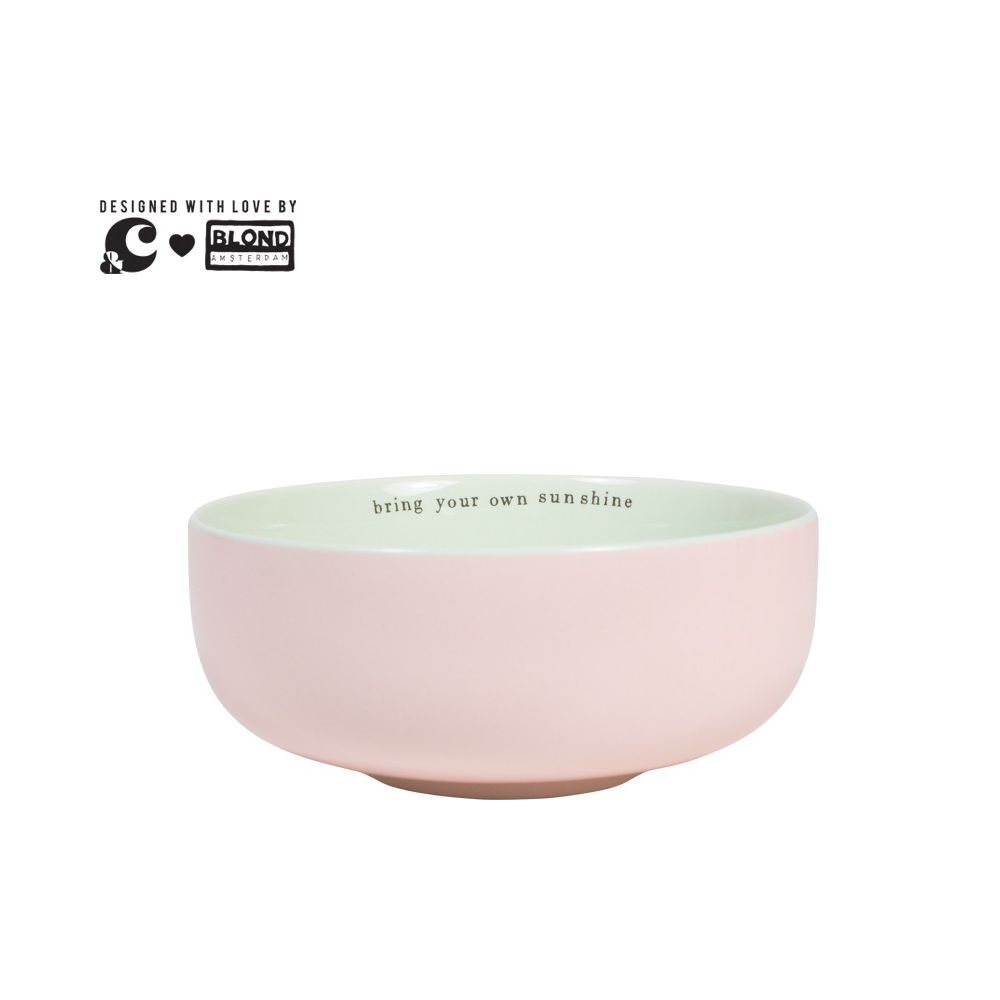 Blond Andc Bowl Pink - Bring Your Own Sunshine Gift