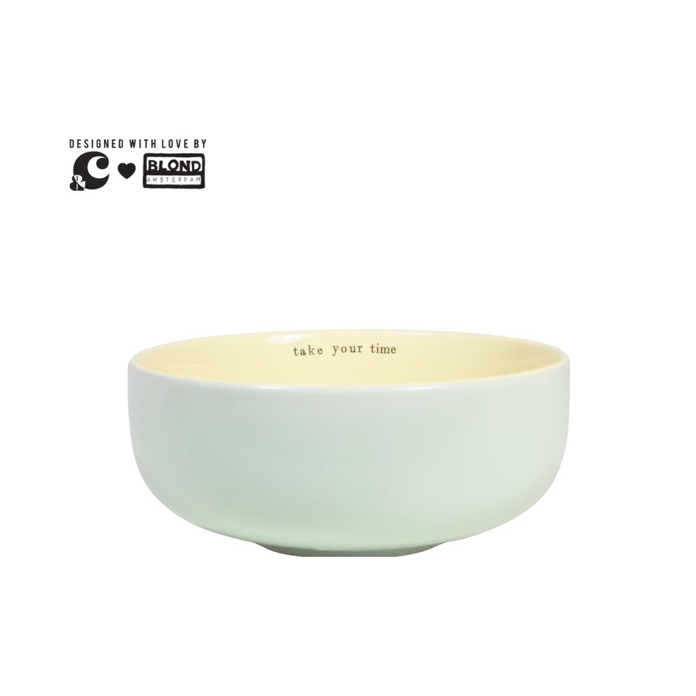 Blond Andc Bowl Aqua - Take Your Time Gift