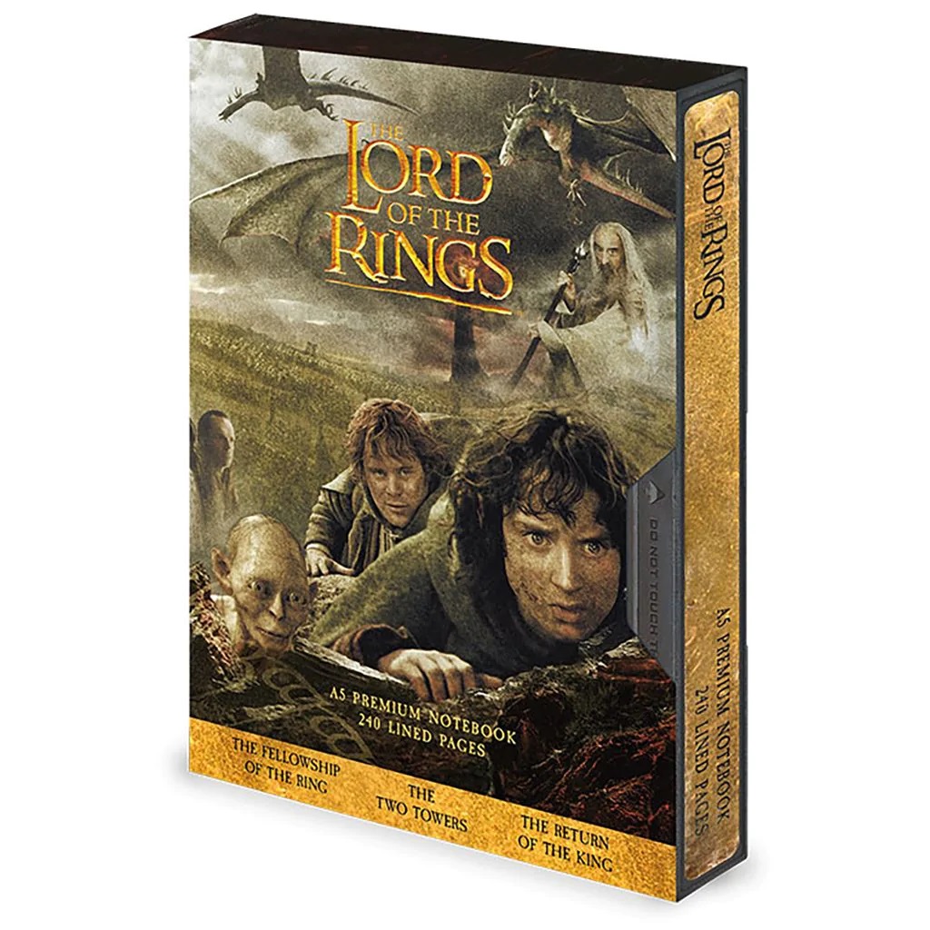 Lord Of The Rings Premium A5 Notebook Vhs Gift