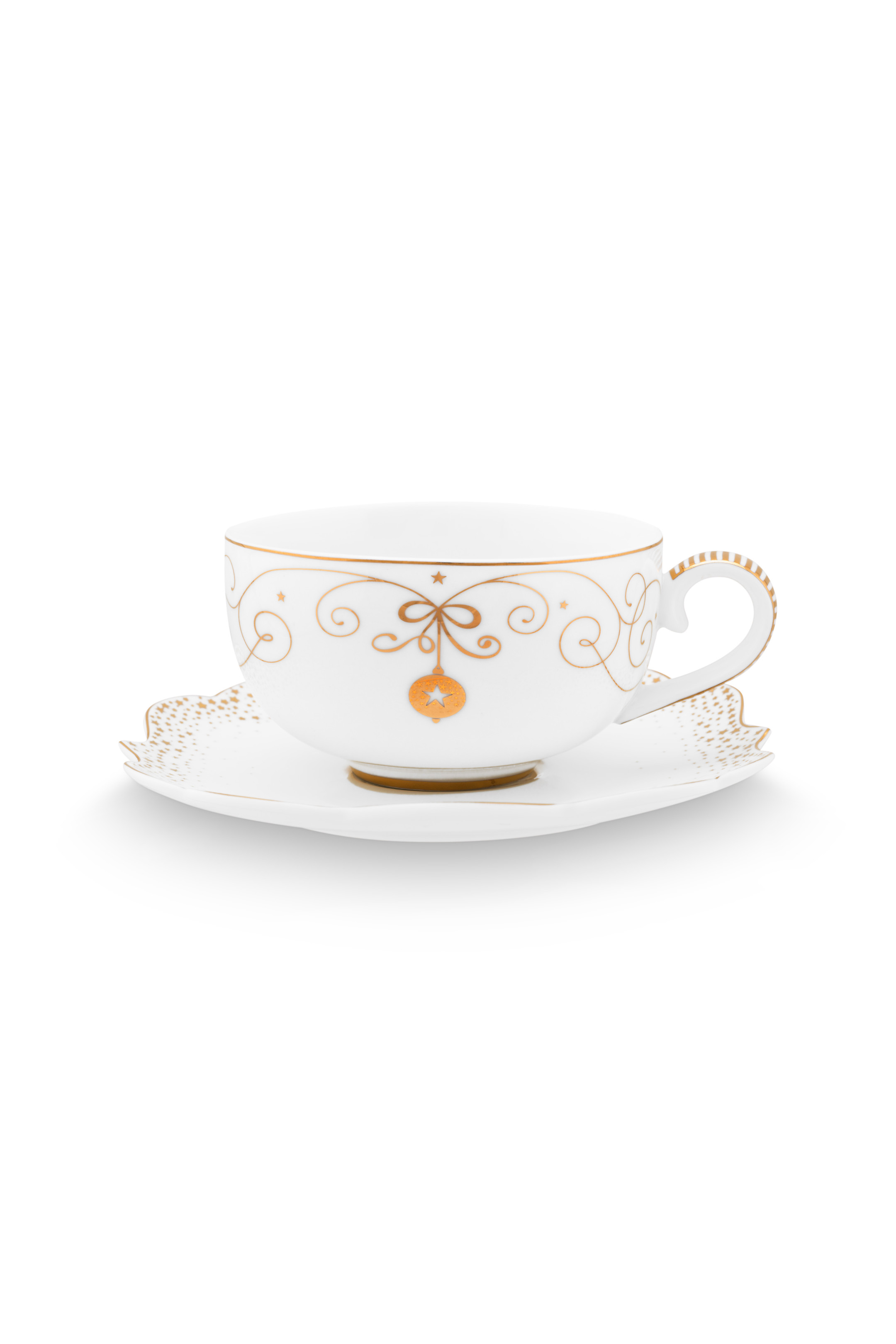 Espresso Cup & Saucer Royal Winter White 125ml Gift