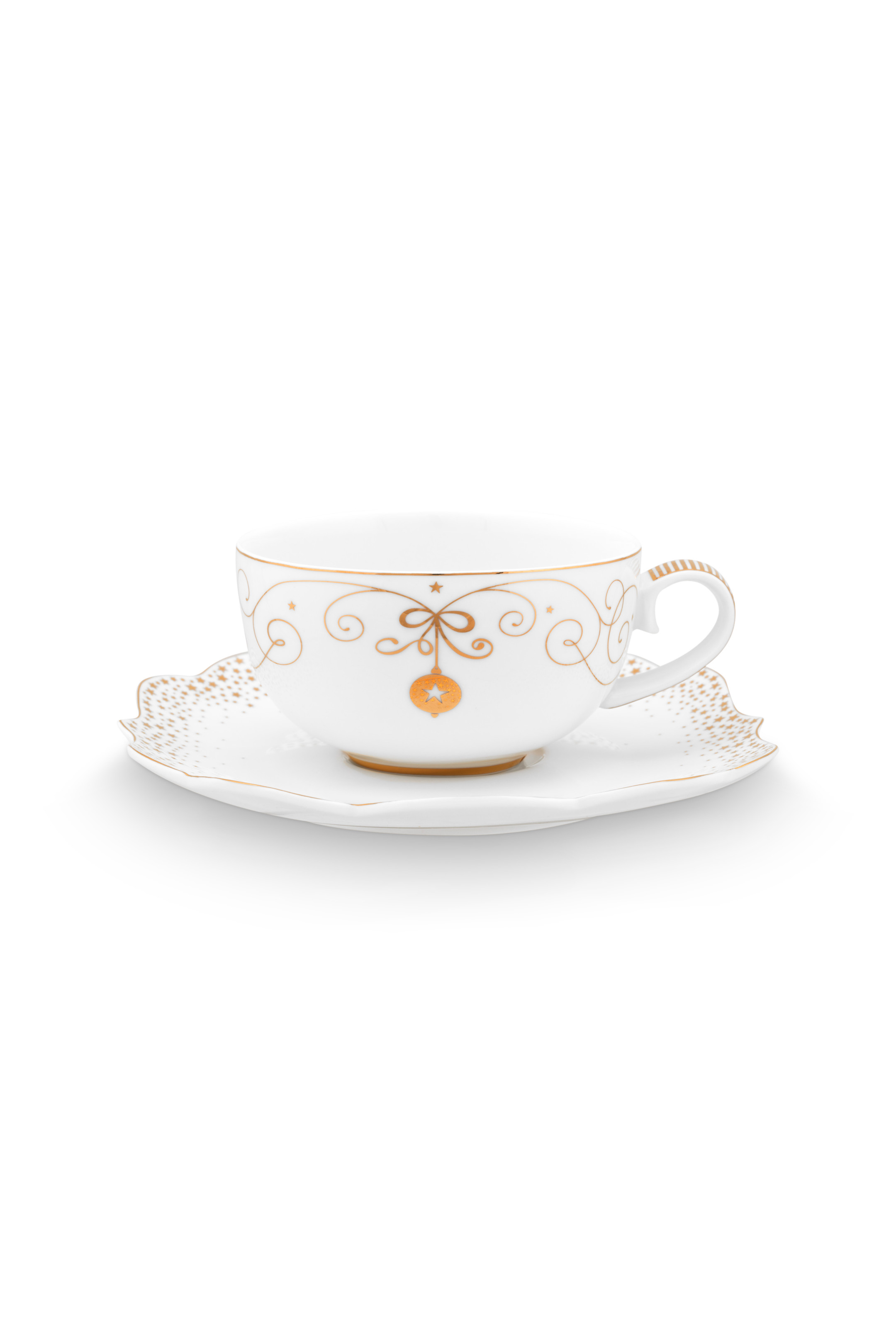Cup & Saucer Royal Winter White 225ml Gift