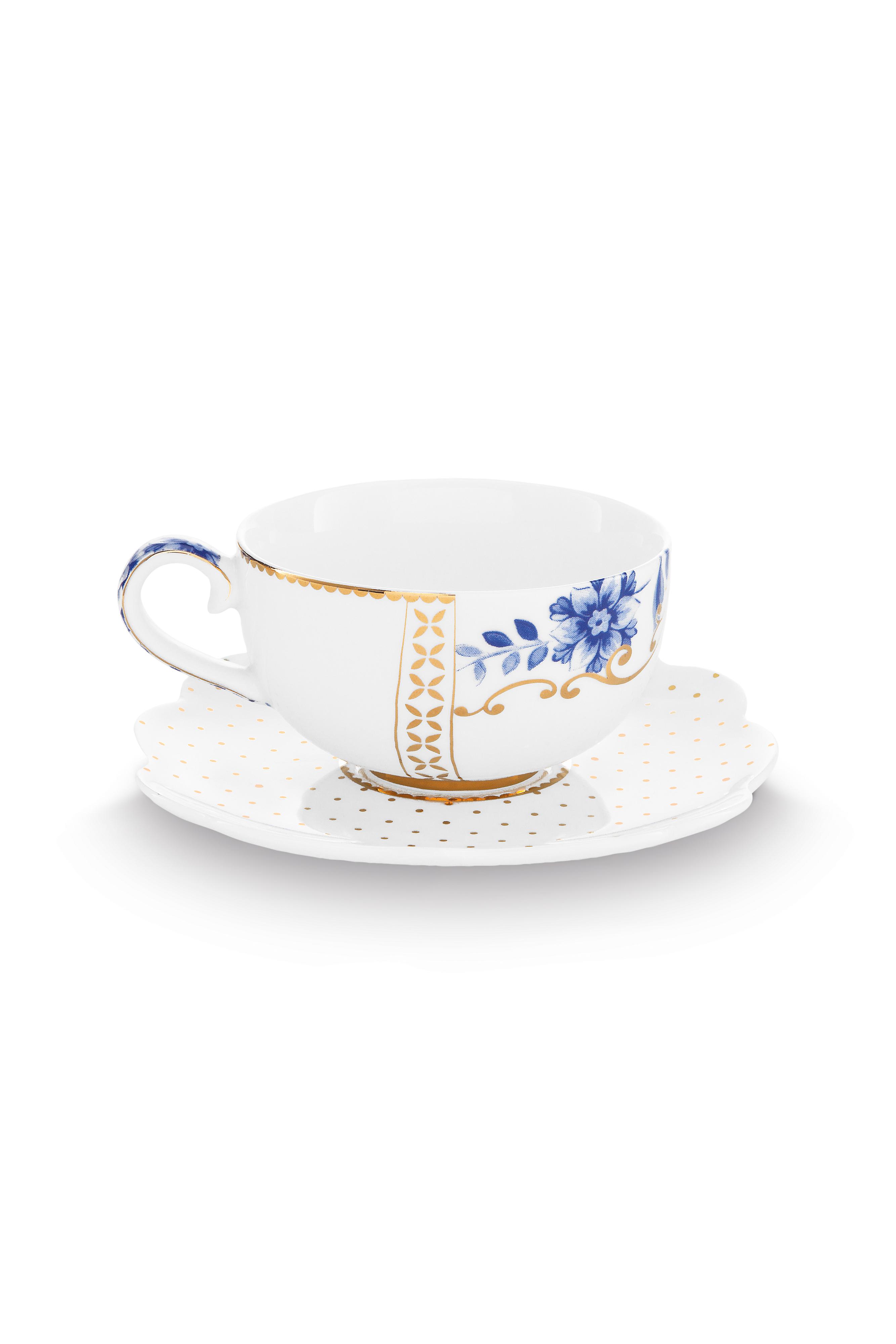 Espresso Cup & Saucer Royal White 125ml Gift