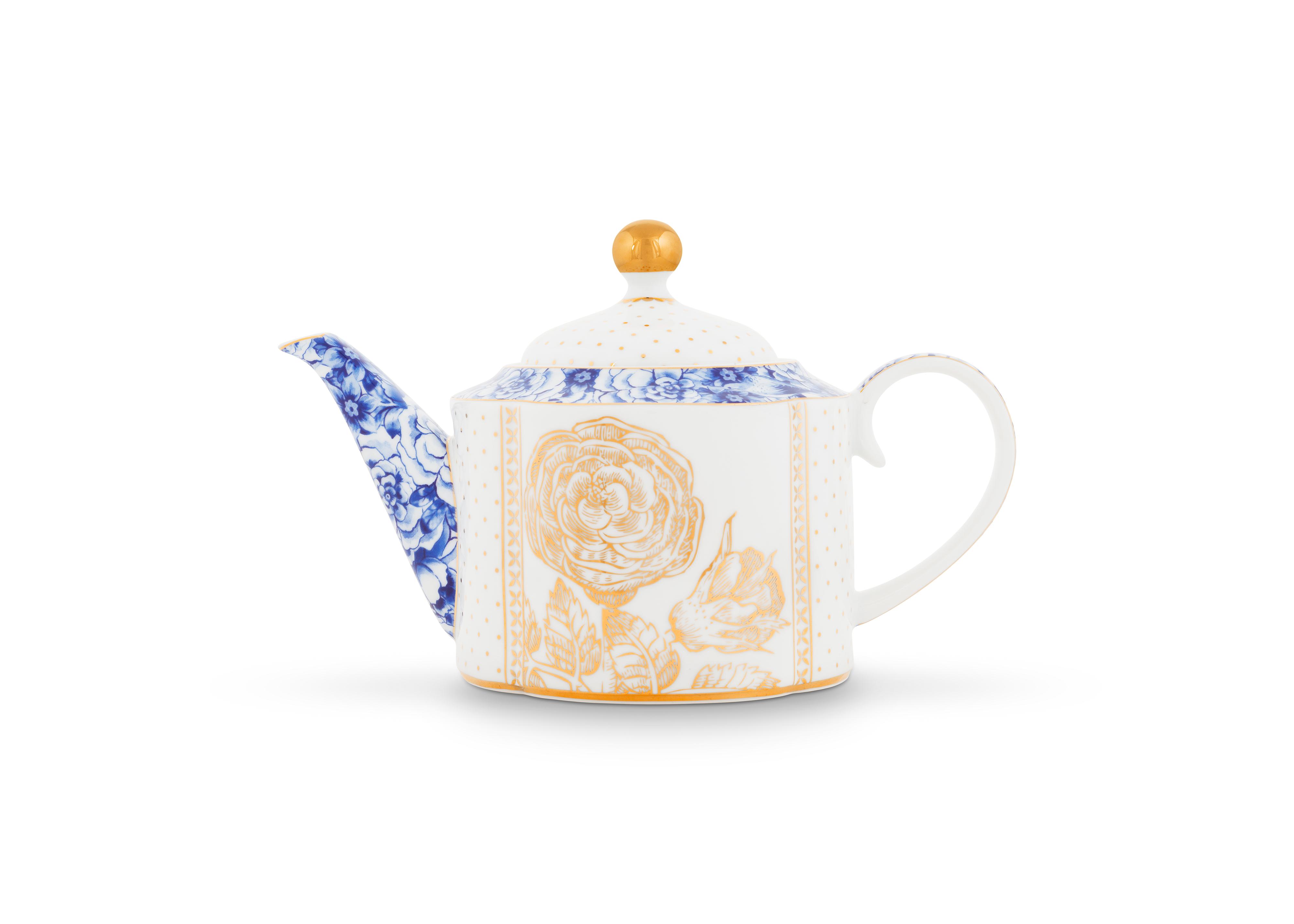 Teapot Small Royal White 900ml Gift