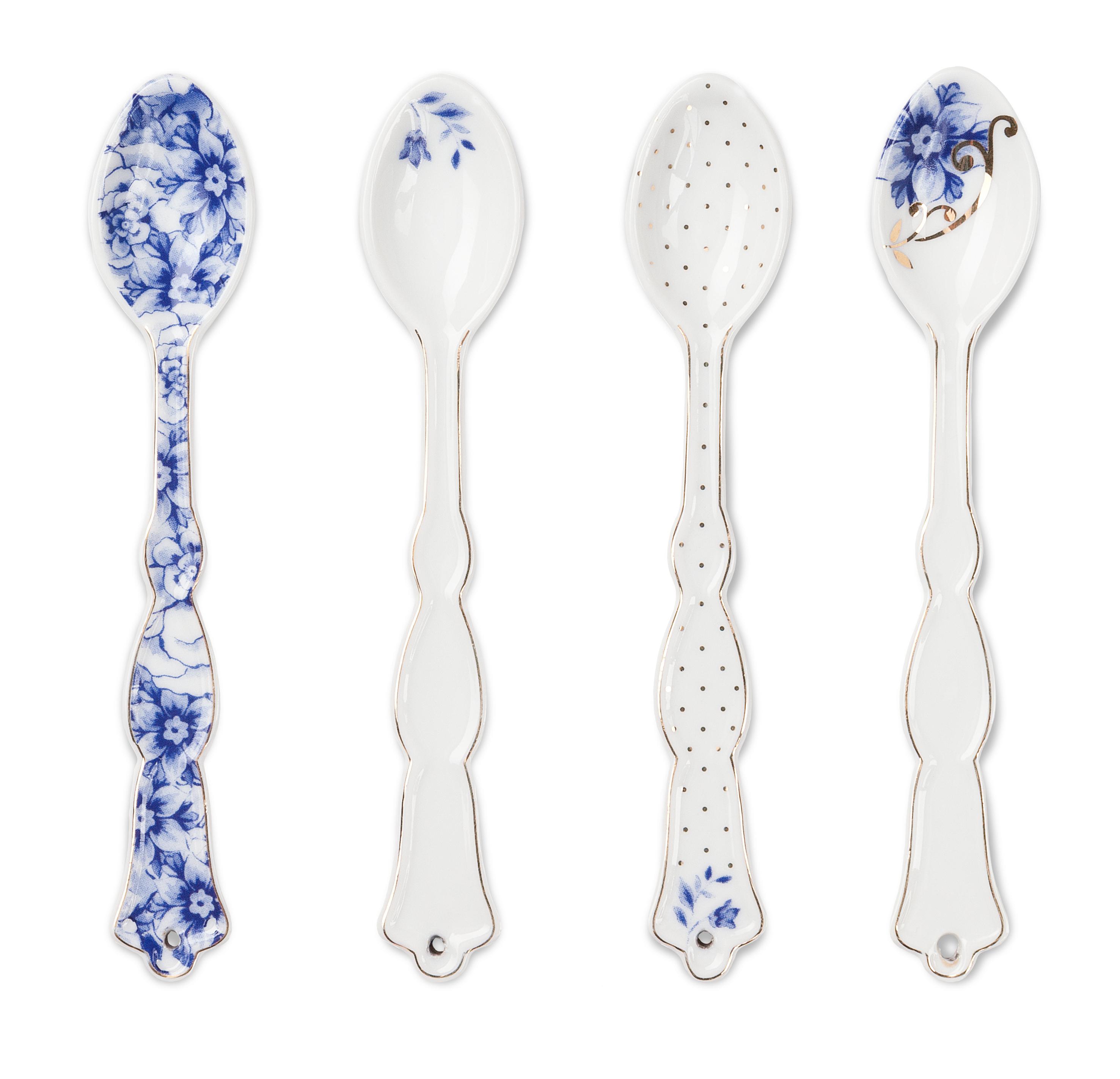 Set/4 Teaspoons Royal White Gift