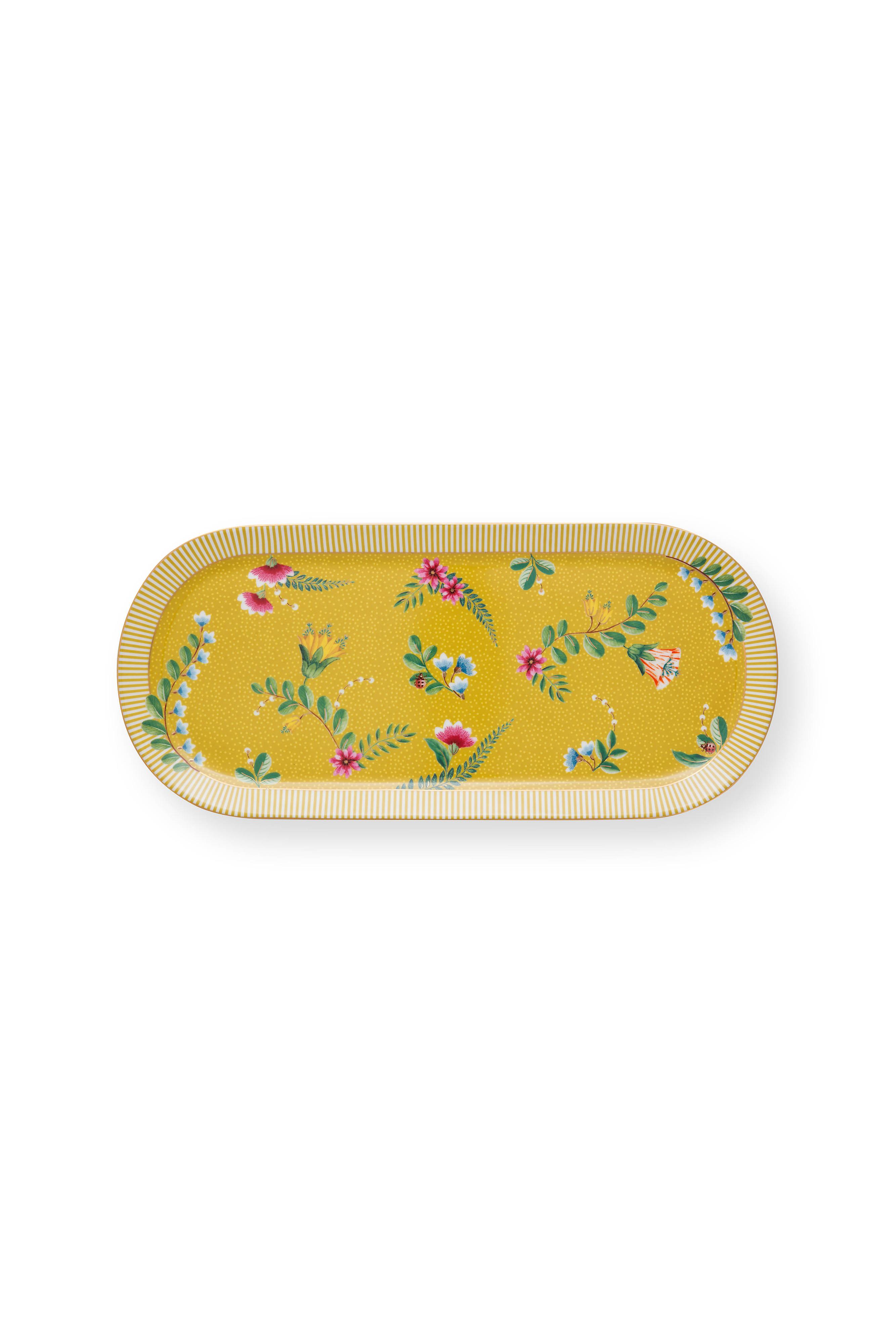 Cake Tray La Majorelle Yellow 33.3x15.5cm Gift