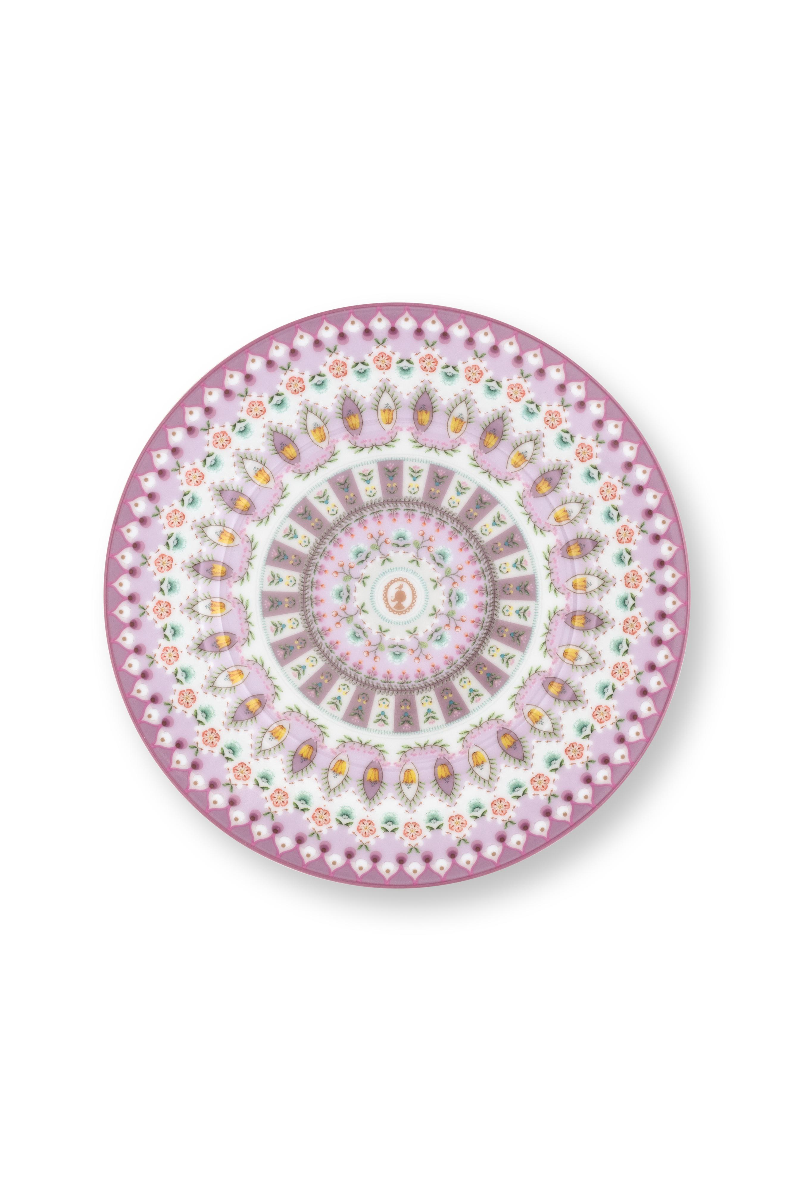 Plate Lily-lotus Moon Delight Multi 17cm Gift
