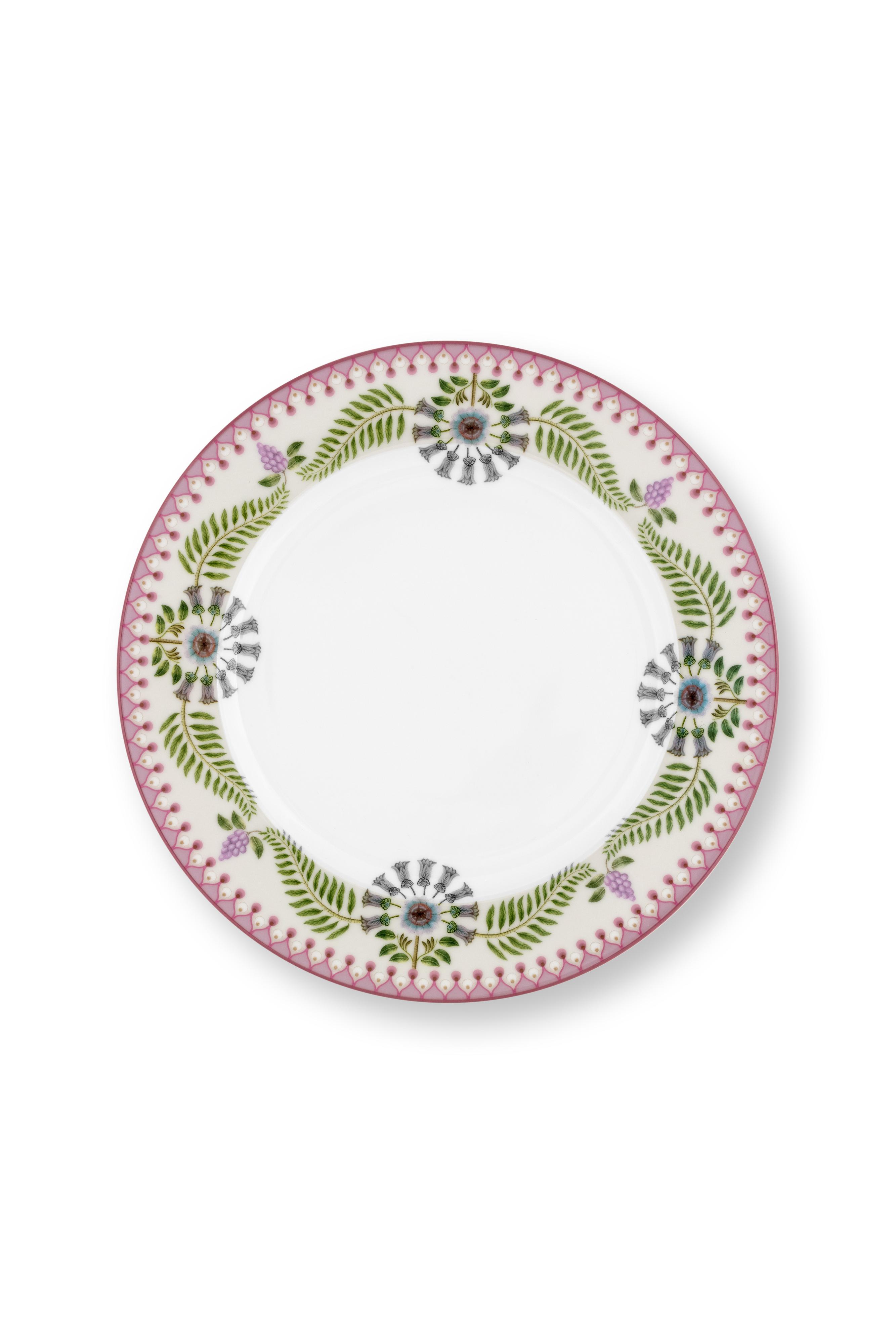 Plate Lily-lotus Off White 23cm Gift