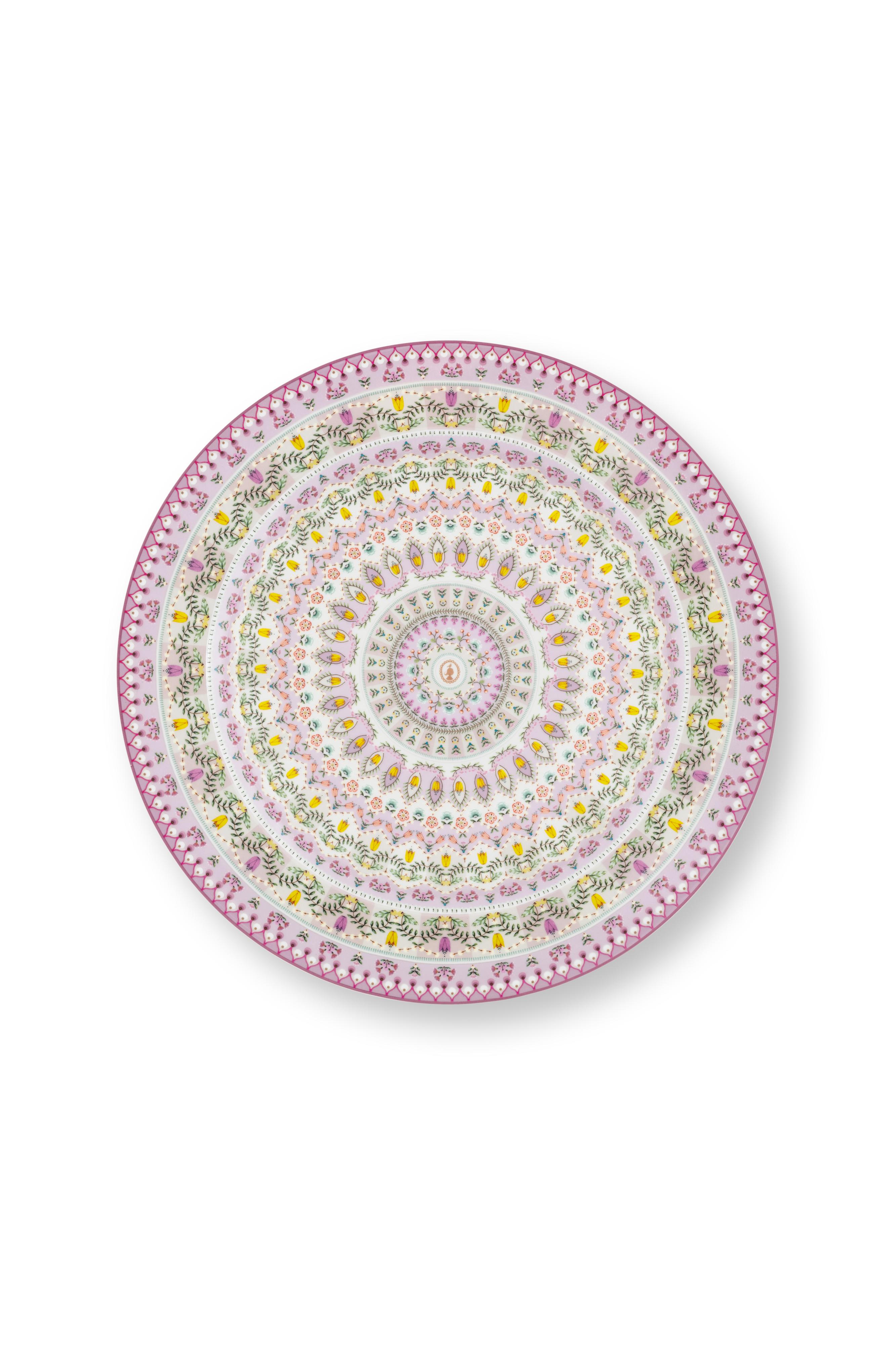 Plate Lily-lotus Moon Delight Multi 32cm Gift