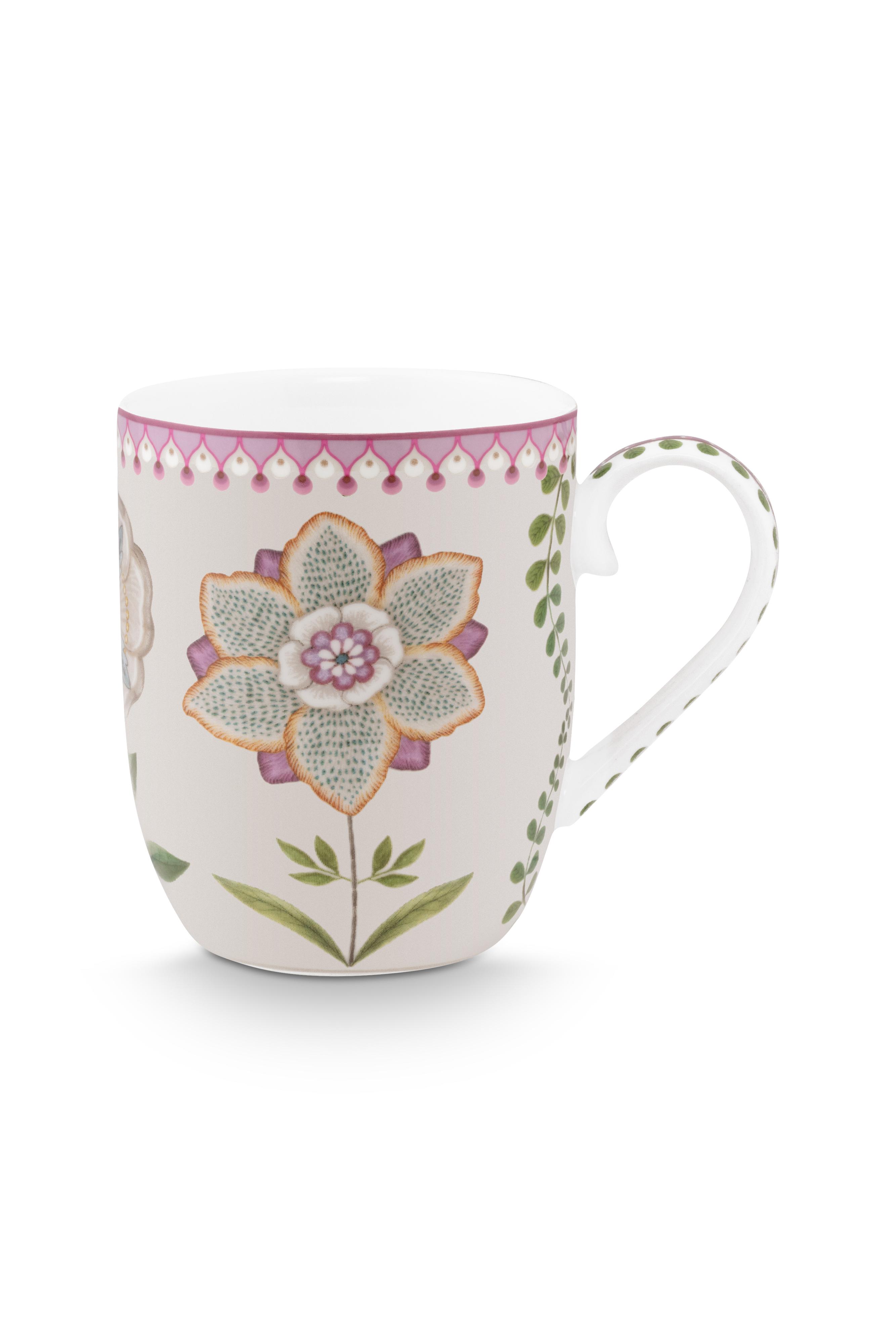Mug Small Lily-lotus Off White 145ml Gift