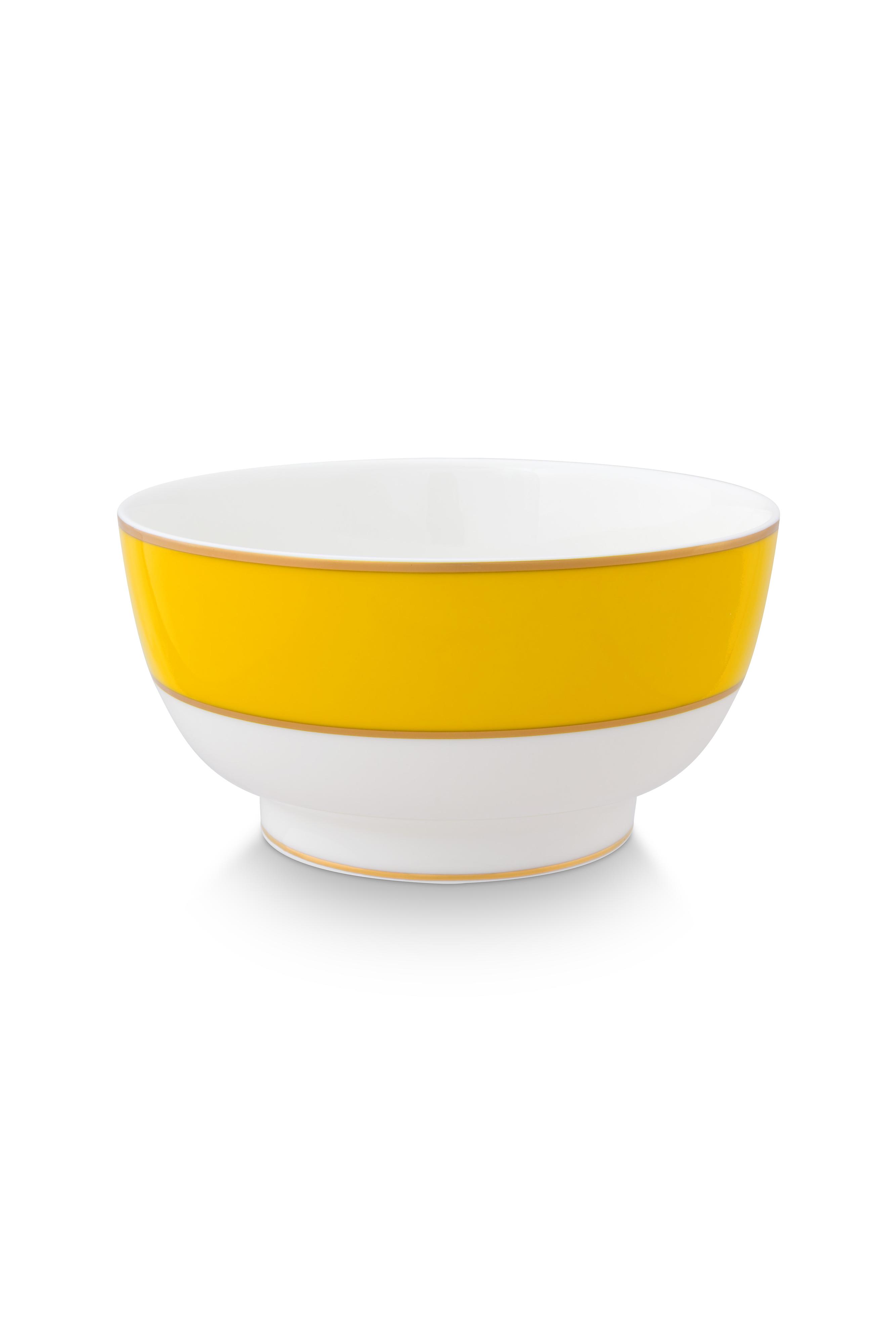 Bowl Pip Chique Gold-yellow 18cm Gift