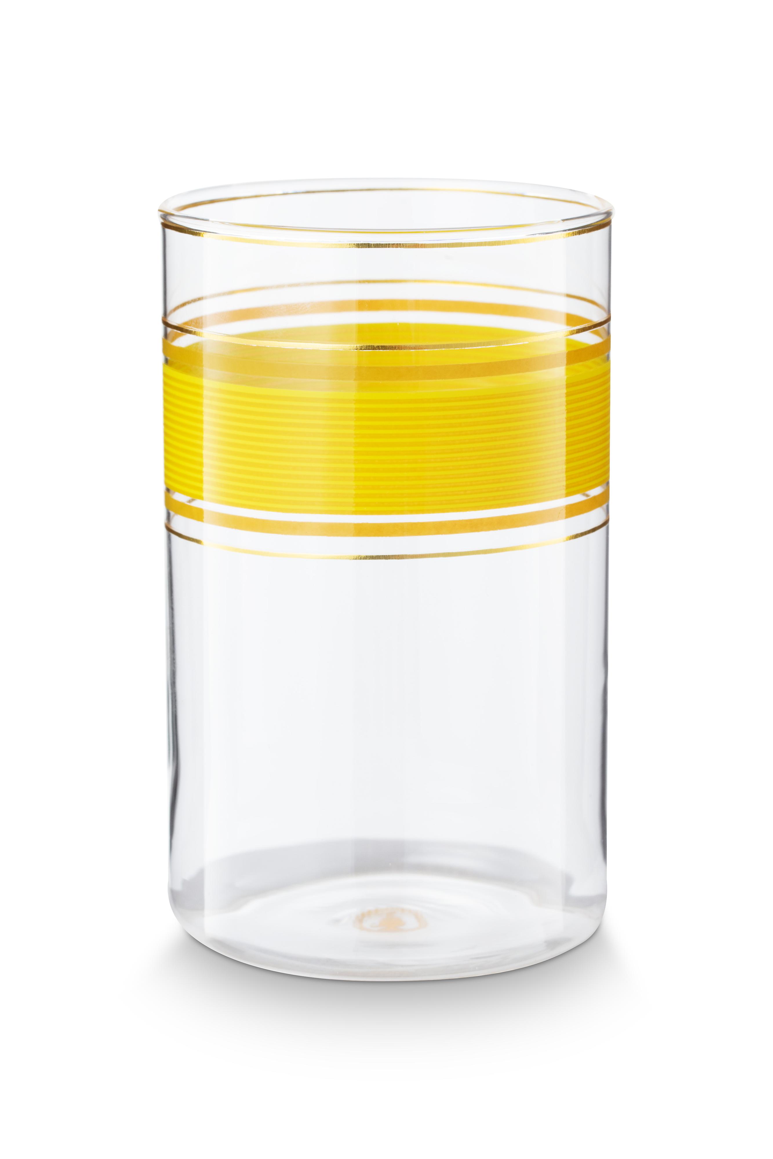 Longdrink Glass Pip Chique Yellow 360ml Gift
