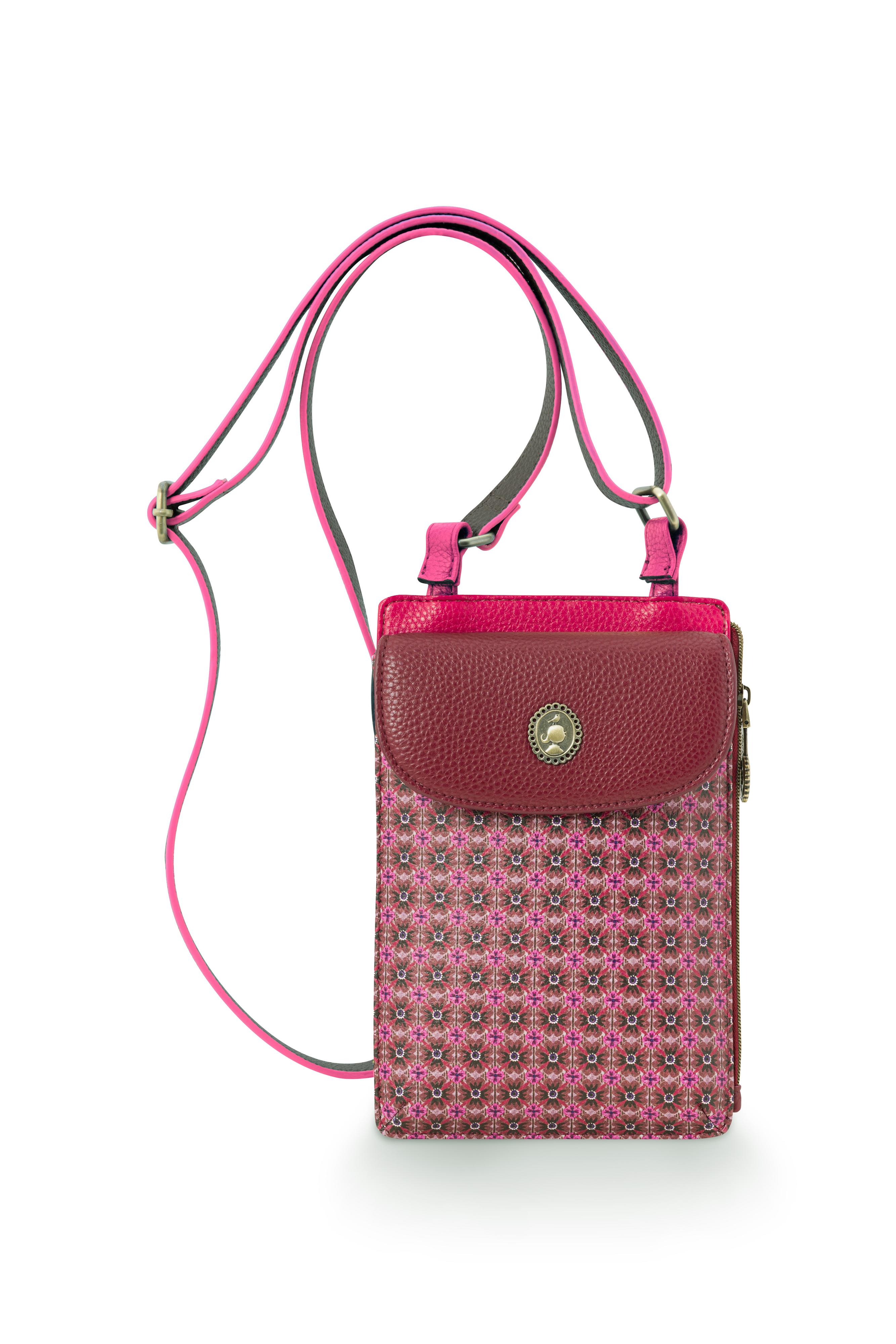 Pippa Phone Bag Clover Pink 13.5x3x20cm Gift
