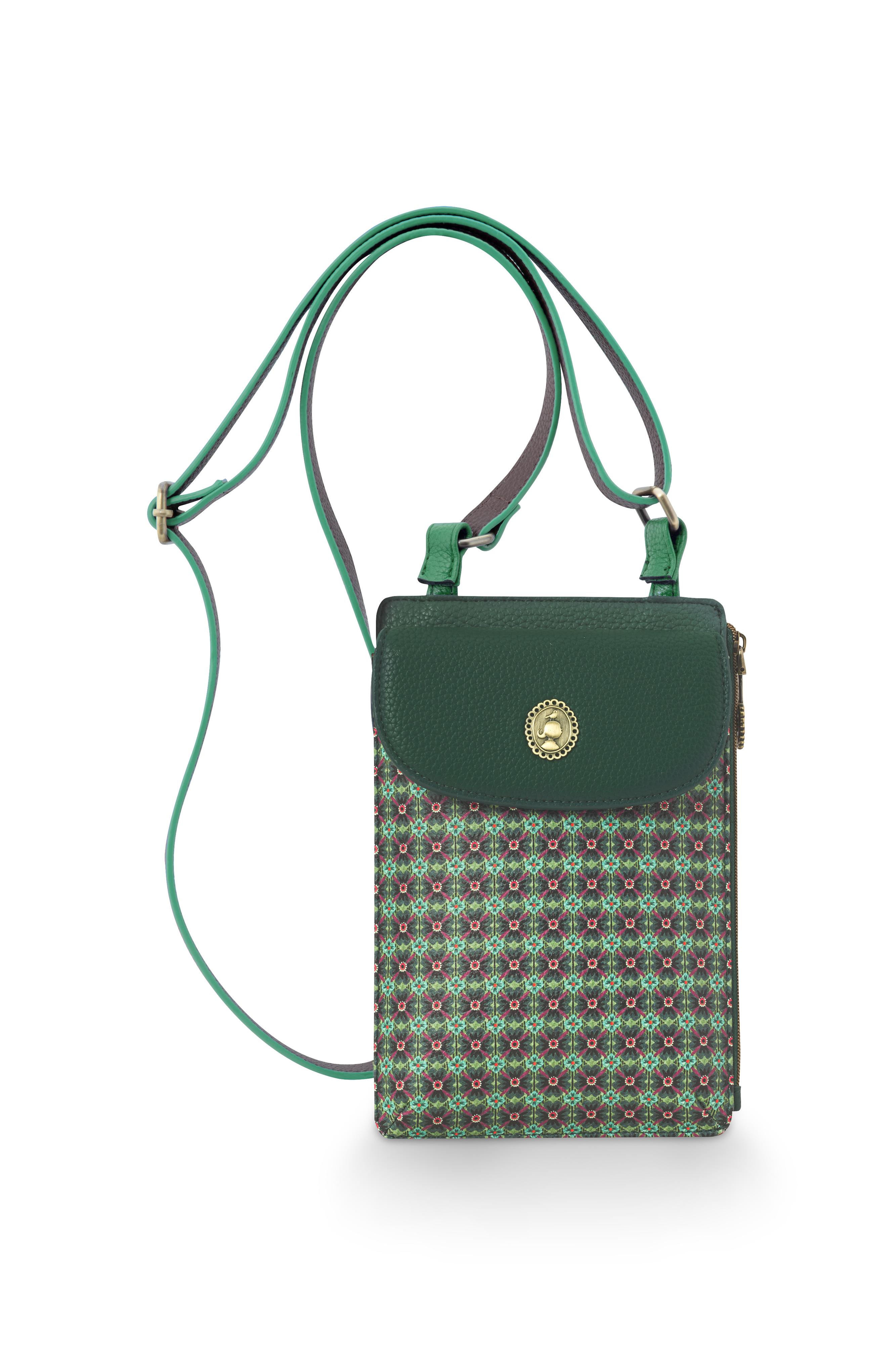 Pippa Phone Bag Clover Green 13.5x3x20cm Gift