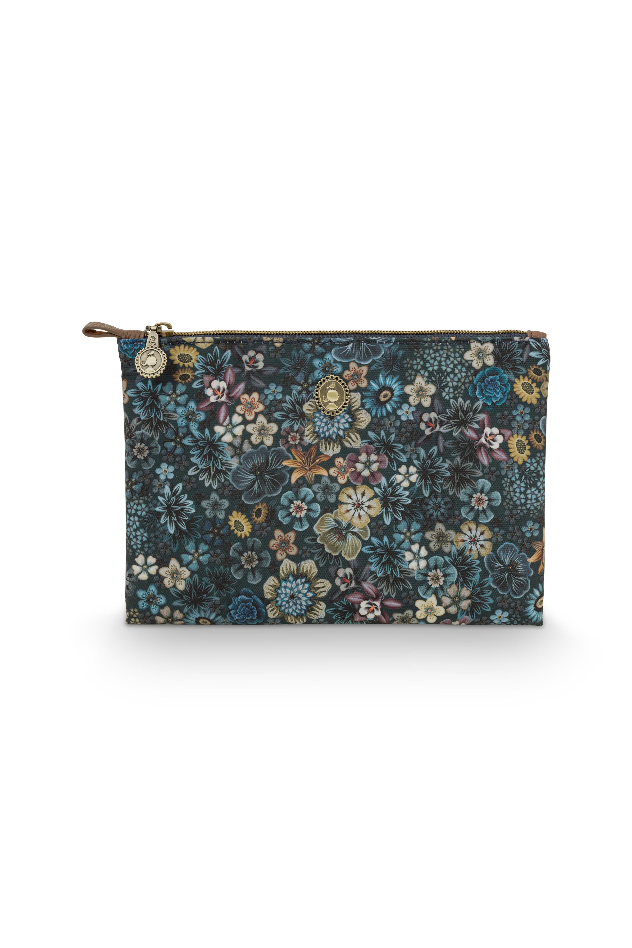 Charly Cos Flat Pouch Med Tutti  Blue 24x15.5 Gift