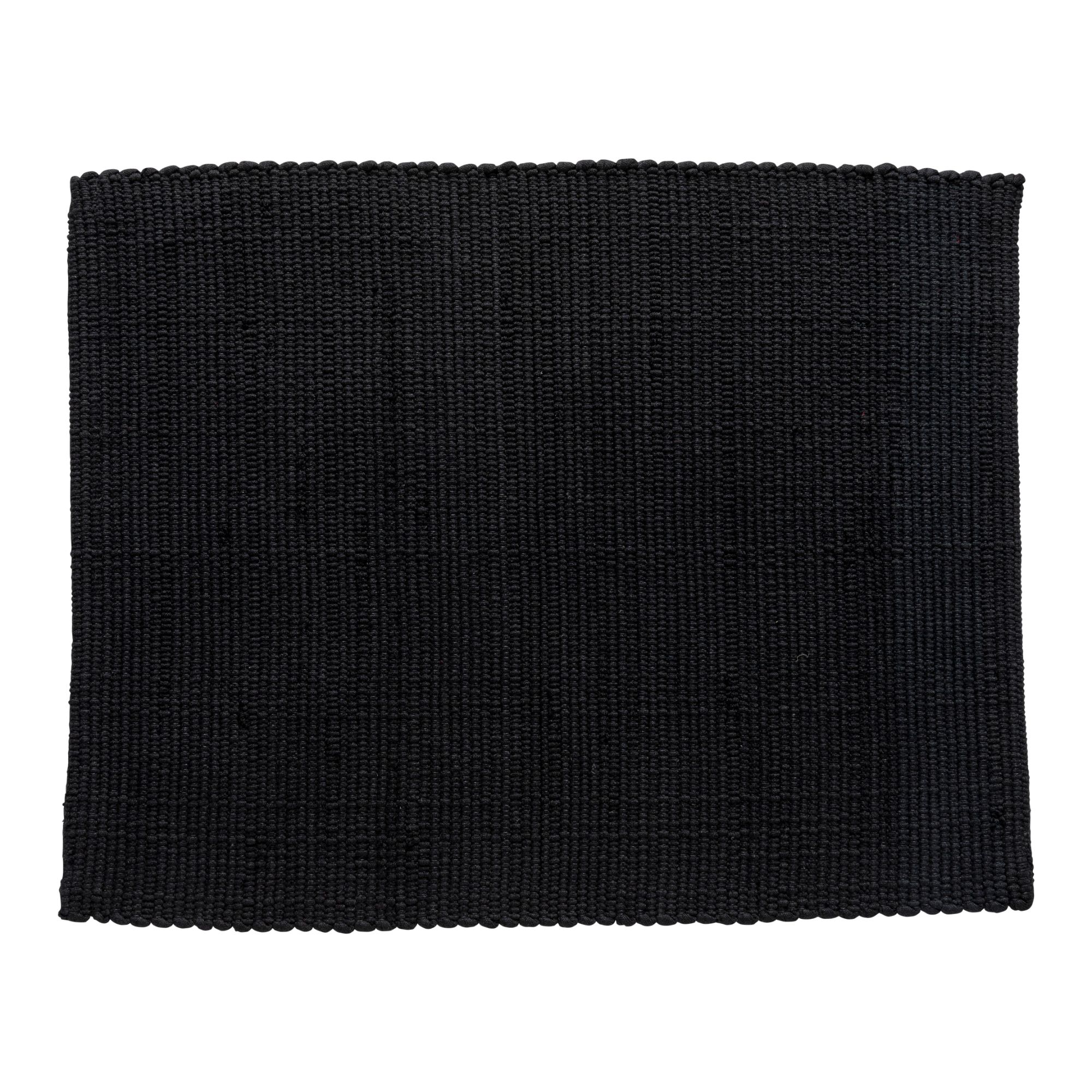 Joana Recycled Cotton Placemat Black 30cm X 40cm Gift