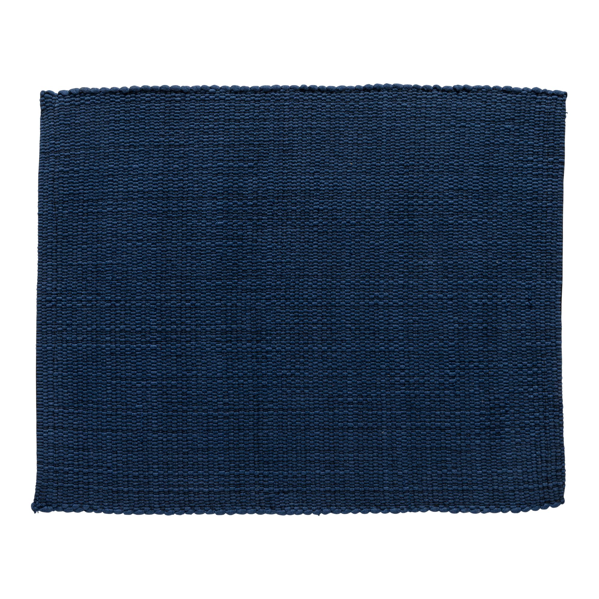Joana Recycled Cotton Placemat Blue 30cm X 40cm Gift